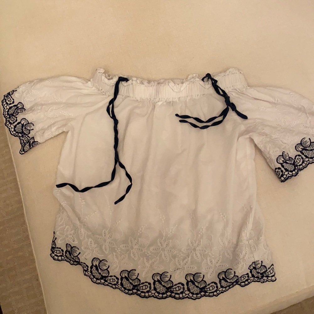 Aqua blouse